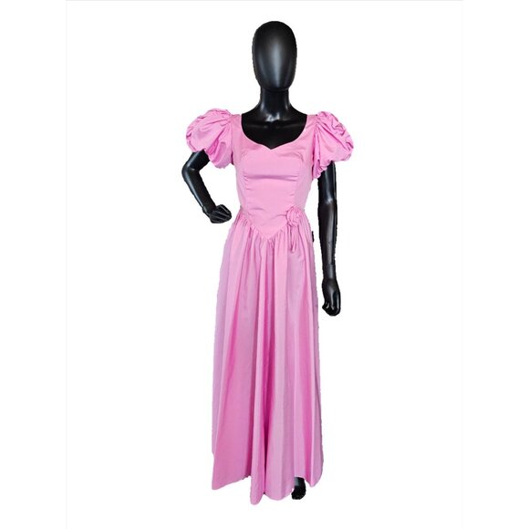 Vintage Dresses & Skirts - Vintage Bubblegum Pink Antebellum Waist